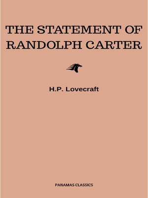 cover image of The Statement of Randolph Carter